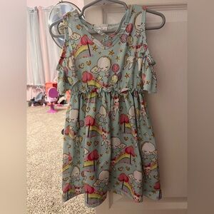 Colorful Unicorn and Rainbow Dress